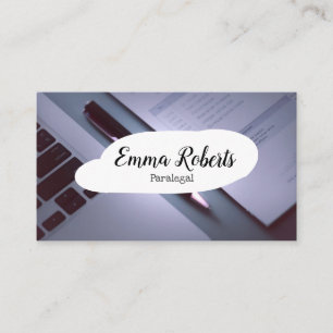 Documenten Pink Law Advocaat Paralegal Visitekaartje