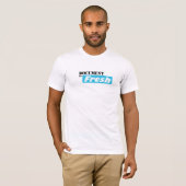 DOCUMENTEZ T-shirt frais/noir de logo des textes (Devant entier)