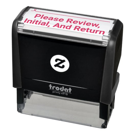 DocumentReview Verzoek Rubber Stempel (Product)