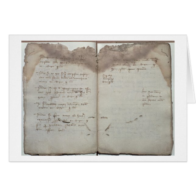 Documents marchands, lettre d'acceptation de chan (Devant horizontal)
