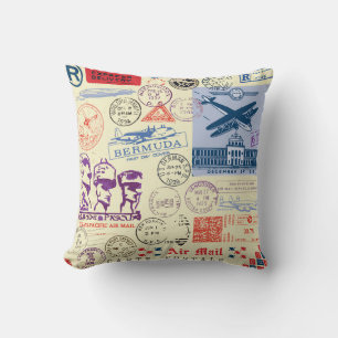  documentstempel decor set kussen