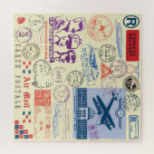  documentstempel decor set legpuzzel (Horizontaal)