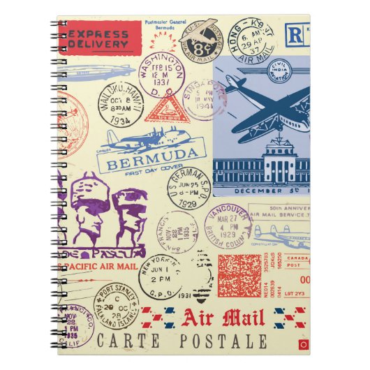 documentstempel decor set notitieboek (Voorkant)