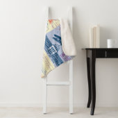  documentstempel decor set sherpa deken (In situ)