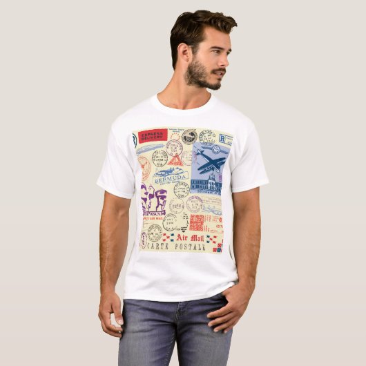  documentstempel decor set t-shirt (Voorkant volledig)
