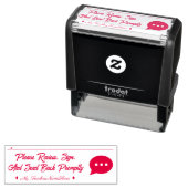 Documentstempel en Review voor aangepaste naam Rub Zelfinktende Stempel (In situ)