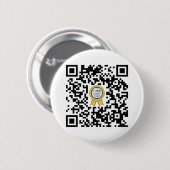 DocVerifiëren qr-code Ronde Button 5,7 Cm (Voorkant /achterkant)