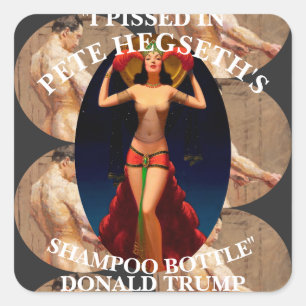DOD DOJ EPA Nachtclub Restaurant Bar Pub Feest Vierkante Sticker