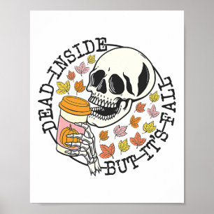 Dode binnen maar zijn Herfst Halloween Poster
