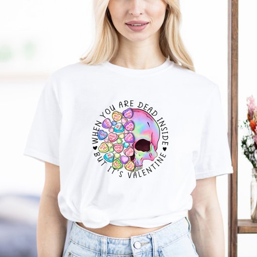 Dode binnenste Valentijnsdag T-shirt