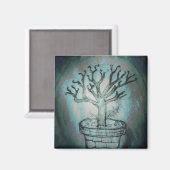 dode bonsai boom magneet (Voorkant / Achterkant)