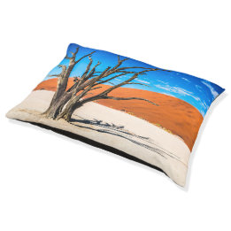 Dode boom in Deadvlei, Namibië Hondenbed
