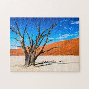 Dode boom in Deadvlei, Namibië Legpuzzel