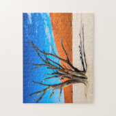 Dode boom in Deadvlei, Namibië Legpuzzel (Verticaal)