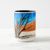 Dode boom in Deadvlei, Namibië Mok (Midden)