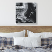 Dode boomstam canvas afdruk (Insitu (Slaapkamer))