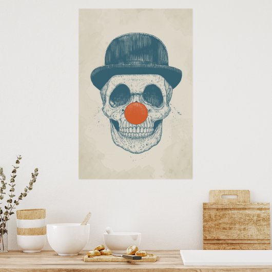 Dode clown poster (Keuken)