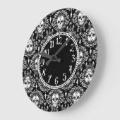 Dode Damask - Chic Sugar Skulls Grote Klok (Hoek)