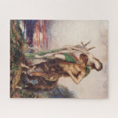 Dode dichter die door een Centaur (Zonsondergang)  Legpuzzel (Horizontaal)