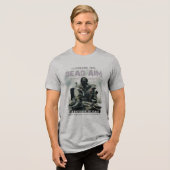 Dode doelstelling Tri-Blend shirt (Voorkant volledig)