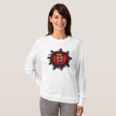 Dode draak dames hoodie t-shirt (Voorkant volledig)
