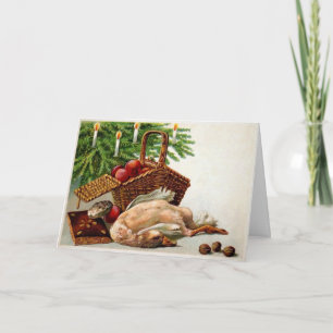 dode eend kerst Kaart
