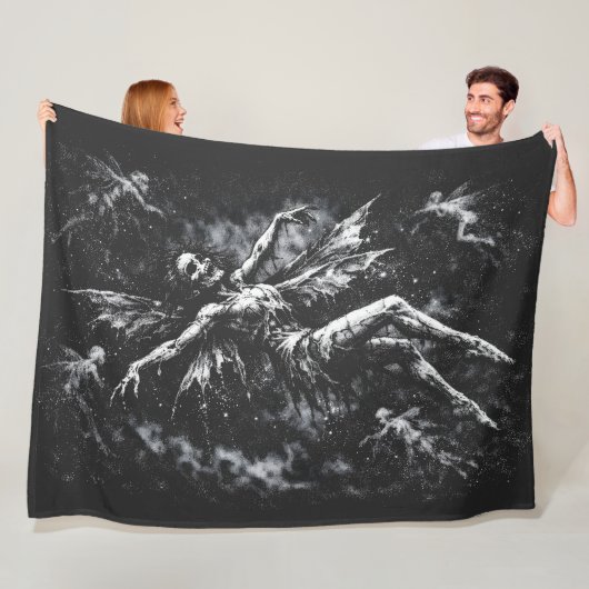 Dode fee door BurnsInHell Fleece Deken (In situ)