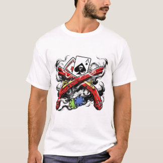 Dode Hand grafische tee-shirt met tatoeage-flash T-shirt