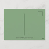 DODE HOOFD SANTA SKULL, CHRISTMAS SKELETON HUMOR FEESTDAGENKAART (Achterkant)