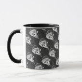 DODE HOOFD SANTA SKULL, CHRISTMAS SKELETON HUMOR MOK (Links)