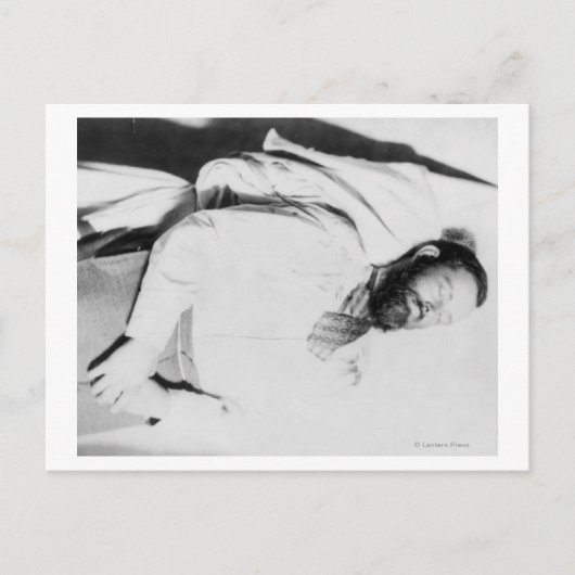 Dode hoofdtekst van het wetsdecreet Jesse James Ph Briefkaart (Voorkant)