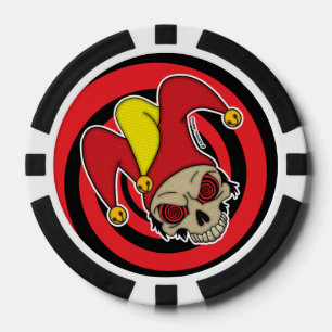 Dode Joker Screwball Graphics Poker Chips