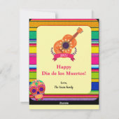 Dode Kat Dag  Feestdagenkaart (Achterkant)