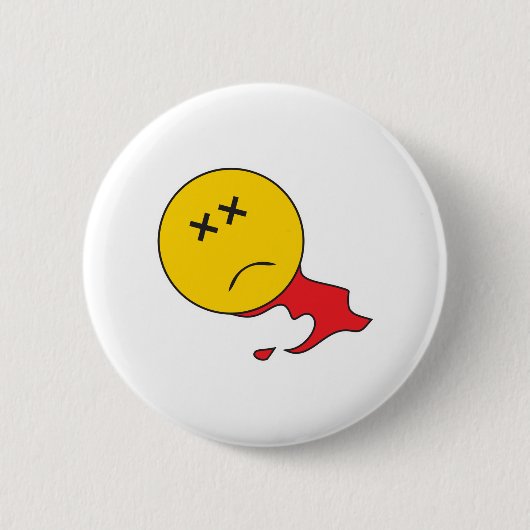 Dode Kop Ronde Button 5,7 Cm (Voorkant)
