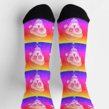 DODE KOP VAN KERSTMAN SKELET REGENBOOG