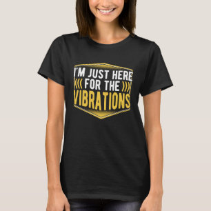 Dode muziek hier voor de trillingen doaf t-shirt