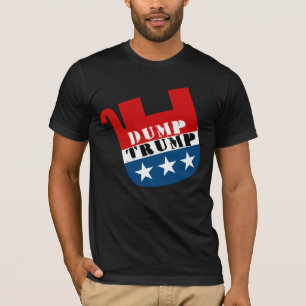 Dode olifant - Dump Trump - Anti-Trump - T-shirt