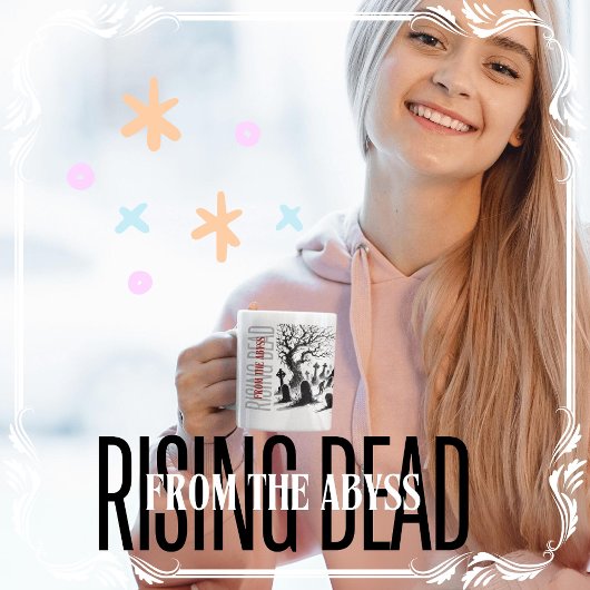 Dode opstaan uit de afgrond koffiemok