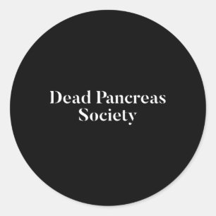 Dode pancreas Samenleving Diabetes Awareness Fun D Ronde Sticker