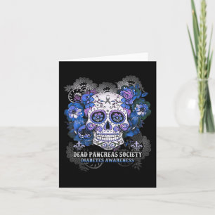 Dode pancreas Society Sugar Skull-diabetes Kaart