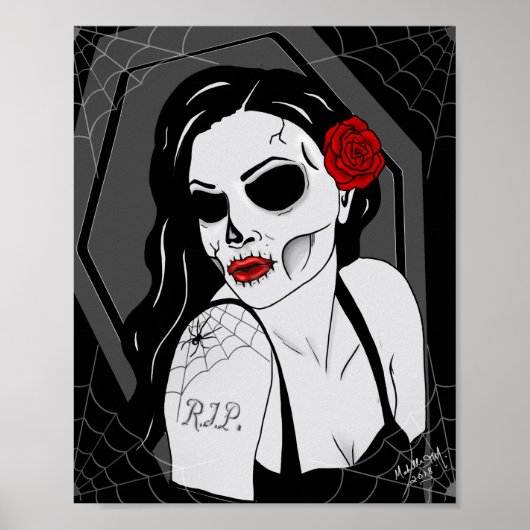 Dode Pin-up Poster (Voorkant)