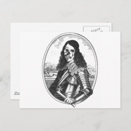 dode piraat briefkaart (Voorkant / Achterkant)