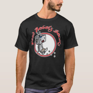 Dode robot cirkel t-shirt - Donker