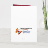 Dode Rozen Valentijn met vers Feestdagen Kaart (Achterkant)