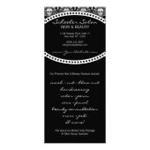 Dode schade - aangepaste saloncoupons reclamekaart (Achterkant)