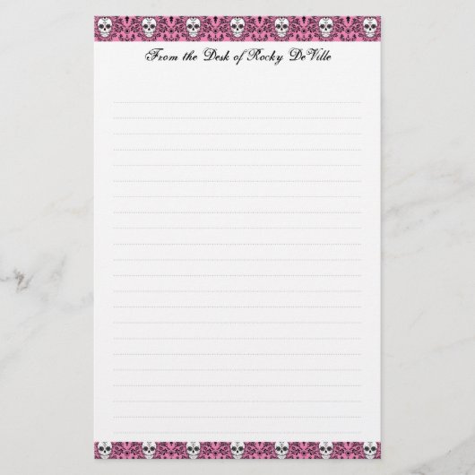 Dode schade - Aangepaste suikerrietkraam Briefpapier (Voorkant)