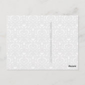 Dode schade - Chic Sugar Skull Briefkaart (Achterkant)