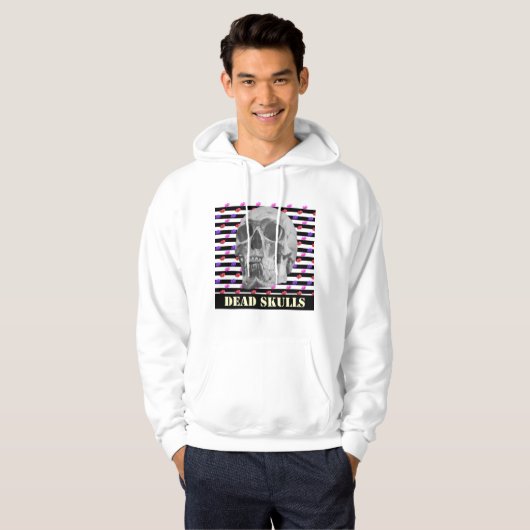 Dode schedels hoodie (Voorkant volledig)