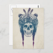 Dode shaman briefkaart (Voorkant / Achterkant)