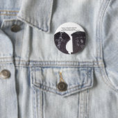 dode stemmen ronde button 5,7 cm (In situ)